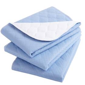 Pad24 Alsunny 791265943958 Waterproof Washable Incontinence Bed Inch X28 3 Packreusable Absorbency Und