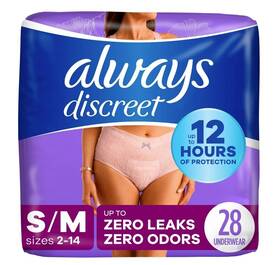00030772153116 Always Discreet Adult Incontinence Underwear For Women And Postpartum