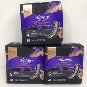 Always Discreet 037000547037 Boutique Adult Incontinence And Postpartum Pads Size 5 - 84 Count