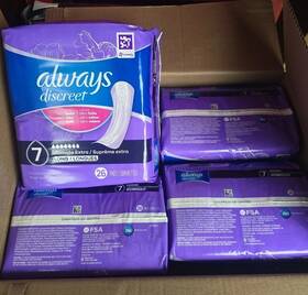 34462750 Always Discreet Ultimate Extra Long Incontinence Pads 104ct Disposable Women