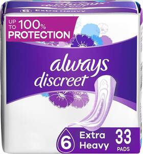 80348775 Always Discreet Incontinence Pads For Women And Postpartum Extra Heavy 33