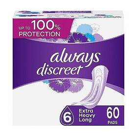 84798546 Always Discreet Incontinence And Postpartum Pads For Women - Extra