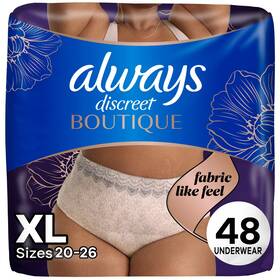 91103057 Always Discreet Boutique Underwear Womens Incontinence - Maximum Protection