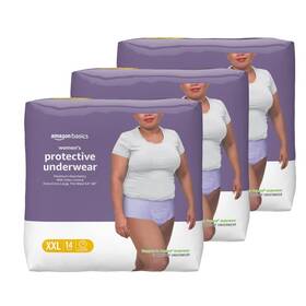 10006734 Amazon Basics 3-packs-of-14 Incontinence Underwear For Women Disposable Xxl
