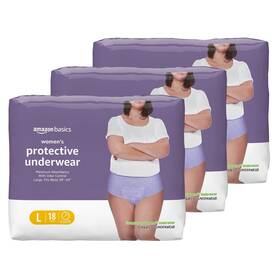 Amazon Basics 195515008884 Womens Protective Underwear Incontinence And Postpartum Maximu