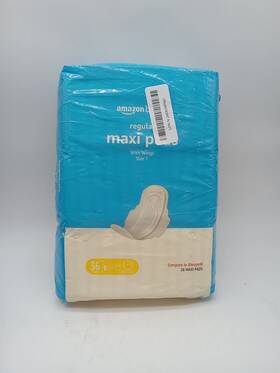 Amazon Basics 195515018227 Regular Maxi Pads Periods Super 36 Count New Sealed. 140