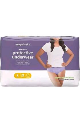 Amazon Basics 313017639683 72 Count Incontinence And Postpartum Underwear For Women Size Small