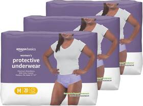 Amazon Basics 313024383371 Incontinence Underwear For Women Protective Disposable Postpart