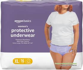 Amazon Basics 313046713774 Incontinence Underwear For Women Protective Disposable Postpart