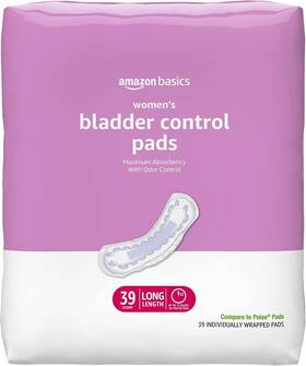 Amazon Basics 445000346360 Incontinence Bladder Control And Postpartum Pads For Women Maximum Absorbency