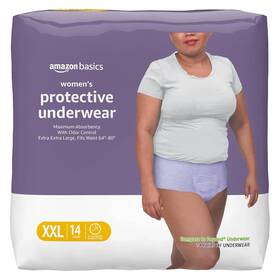Amazon Basics 670367008775 Womens Incontinence Underwear Max Absorb Xxl 14 Ct - Fast Ship