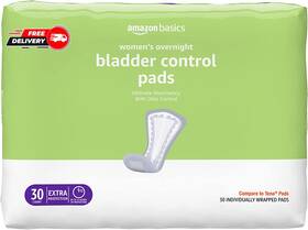 Amazon Basics 744110085969 Incontinence Bladder Control And Postpartum Pads For Women