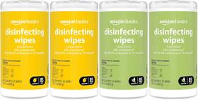 89-300llff851j Amazon Basics Wipes Lemon And Fresh Scent Sanitizes/cleans/deodorizes 340 Count