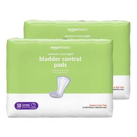 Amazon.com Services Llc. 195515024105 60 Count Basics Incontinence Pads For Women Bladder Control Postpartum