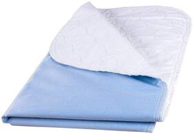 Amu Solutions 426931187635 Blue Big Size Washable Bed Pad / Xxl Incontinence Underpad - 36 X 72 Jumbo Mat