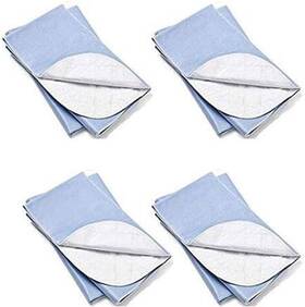 Amu Solutions 696597902751 4 Pack 30 X 36 Washable Bed Pads/reusable Incontinence Underpads Ideal For And