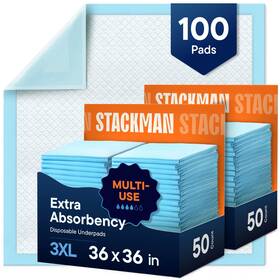 Aos Brands 850056159586 Chucks Pads Disposable 100-pack Adult Incontinence Underpads 36 Inch X Extra