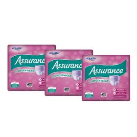 Assurance 654163987007 Pack Of 4 - Incontinence Underwear For Women Maximum 2xl 14 Ct