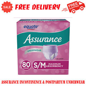 10006370 Assurance Incontinence And Postpartum Underwear For Women Maximum Absorbency S M