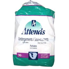 Attends 037000684565 Vintage 1995 Disposable Undergarments Adult Diapers Lot Of 17 Blue Tape