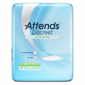 Attends 086679319308 Discreet Disposable Underpad Polymer Light Absorbency 1