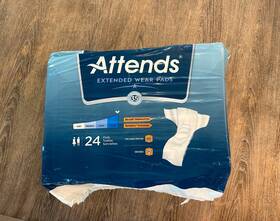 Attends 086679449630 Incontinence Liner Extended Wear 36 Inch Length Heavy Absorbency Osfm