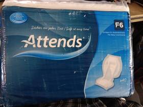 205198 Attends F6 Incontinence Pads - Pack Of 40 Faecal Nip Free Shipping L1