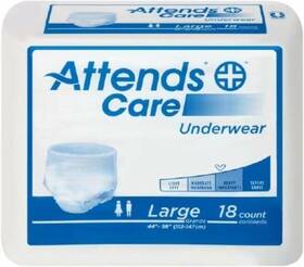 31723100 Attends 72 Count Large Care Adult Absorbent Underwear Pull On Regular Disposable