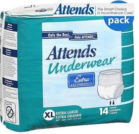 App07 Attends Super Absorbency Disposable Incontinence Diaper Brief All Sizes Adult