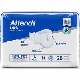 Ddp20100 Attends Briefs - Extra Heavy Absorbancy Medium 32 Inch 44 Unisex 25/package