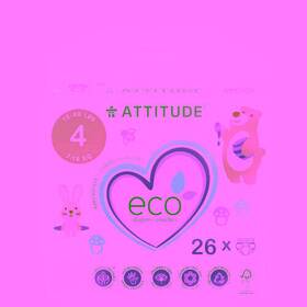 Attitude 626232162400 Baby Diapers Maxi Size 4 26 Count By