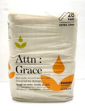 Attn Grace 860003130483 Incontinence Pads For Women Ultimate Absorbency - 28 Pack