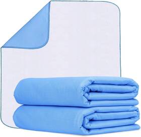 Avalon Textile 445015171193 Incontinence Pads Pack Of 2 - Washable Highly Absorbent Pee For Adults