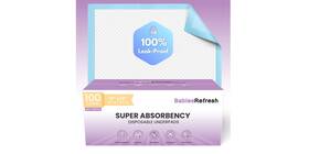 Babiesrefresh 199284509603 100 Count Super Absorbency Small 17 Inch X 13 White
