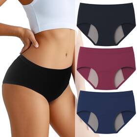 Bl13 Bajisa Incontinence Underwear For Women Washable Absorbent Co