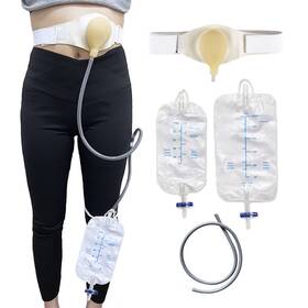 Baozenp 931928531366 Abdominal Ostomy Bag Belt Drainage Kit - Bladder Urine Collector Waist Suppor