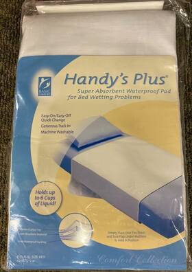 43009 Basic Comfort Handy Plus Super Absorbent Waterproof Pad For Bed Wetting Problem-full Size