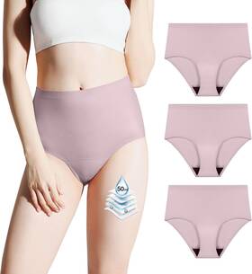 Woman-mo-o3-l Battewa Incontinence Underwear For Women Washable Leak Proof High