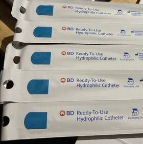 Rtu14m Bd 30 Hydrophilic Male Catheters 14 Fr Sealed Expiration 4/30/26
