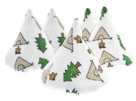 Pt3073 Beba Bean Baby Boys Pee Teepee Incontinence Protector 5 Pack Washable Cotton Shields