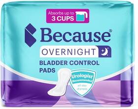 Because 313100993968 Incontinence Pads For Women - Extra Heavy Absorbency Overnight Postpart