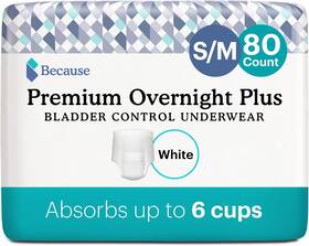 Because 445009726736 Overnight Absorbency Pull Ups - Adult Disposable Incontinence Underwear