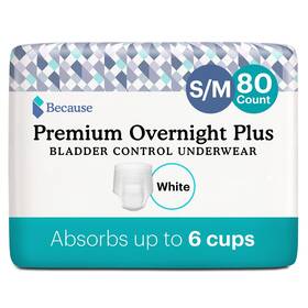 Because 810005862424 Overnight Absorbency Pull Ups - Adult Disposable Incontinence Underwear Extr