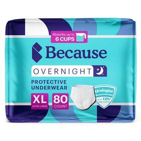 Because 810005862448 Overnight Absorbency Pull Ups - Adult Disposable Incontinence Underwe