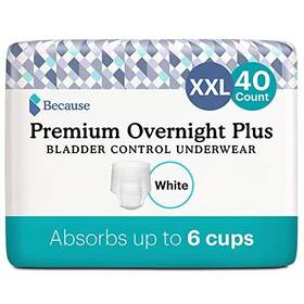 Because 810005862455 Overnight Absorbency Pull Ups - Adult Disposable Incontinence Underwear Extr