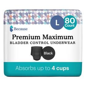 Because 810005864398 Premium Maximum Absorbency Adult Incontinence And Postpartum Bladder Leak Und Because 810005864398 Premium Maximum Absorbency Adult Incontinence And Postpartum Bladder Leak Und