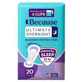 Because 810005865586 Ultimate Overnight Incontinence Booster Pads For Men And Women Adds 4 Cups E