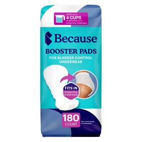 B09v3bc1vn Because 180 Ct Premium Incontinence Booster Pads For Men And Women Adds Extra