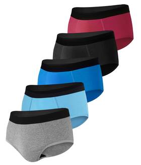Miu03-5p Beeniubee Mens Incontinence Underwear - Washable And Reusable Leakproof High A