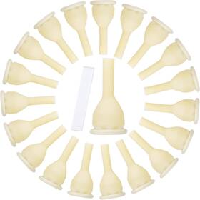 Beherk 313100792738 20pcs 30mm Latex Condom Catheters For Men External Catheter